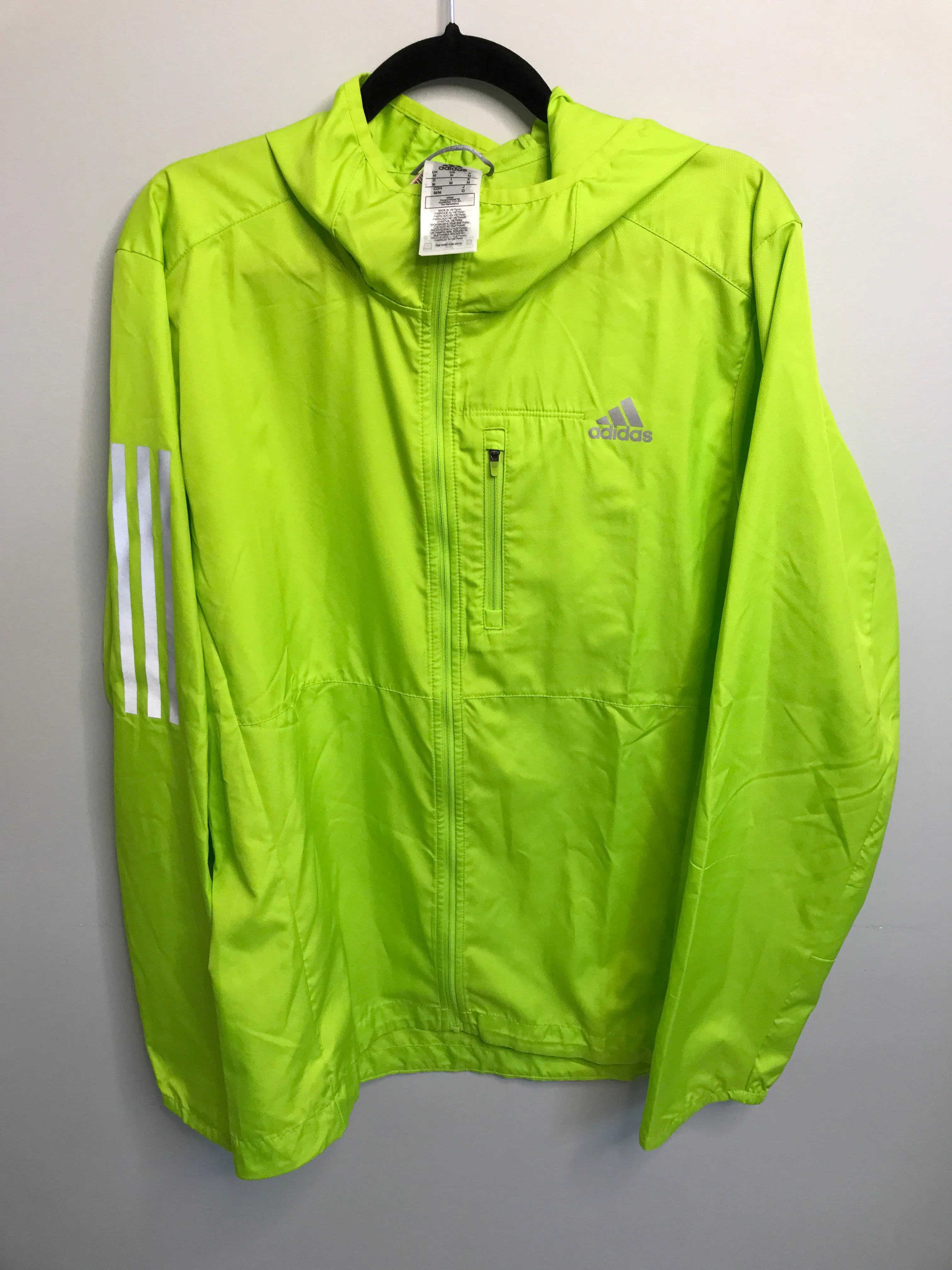Womens Size Med Misses Green Adidas Athletic Jacket