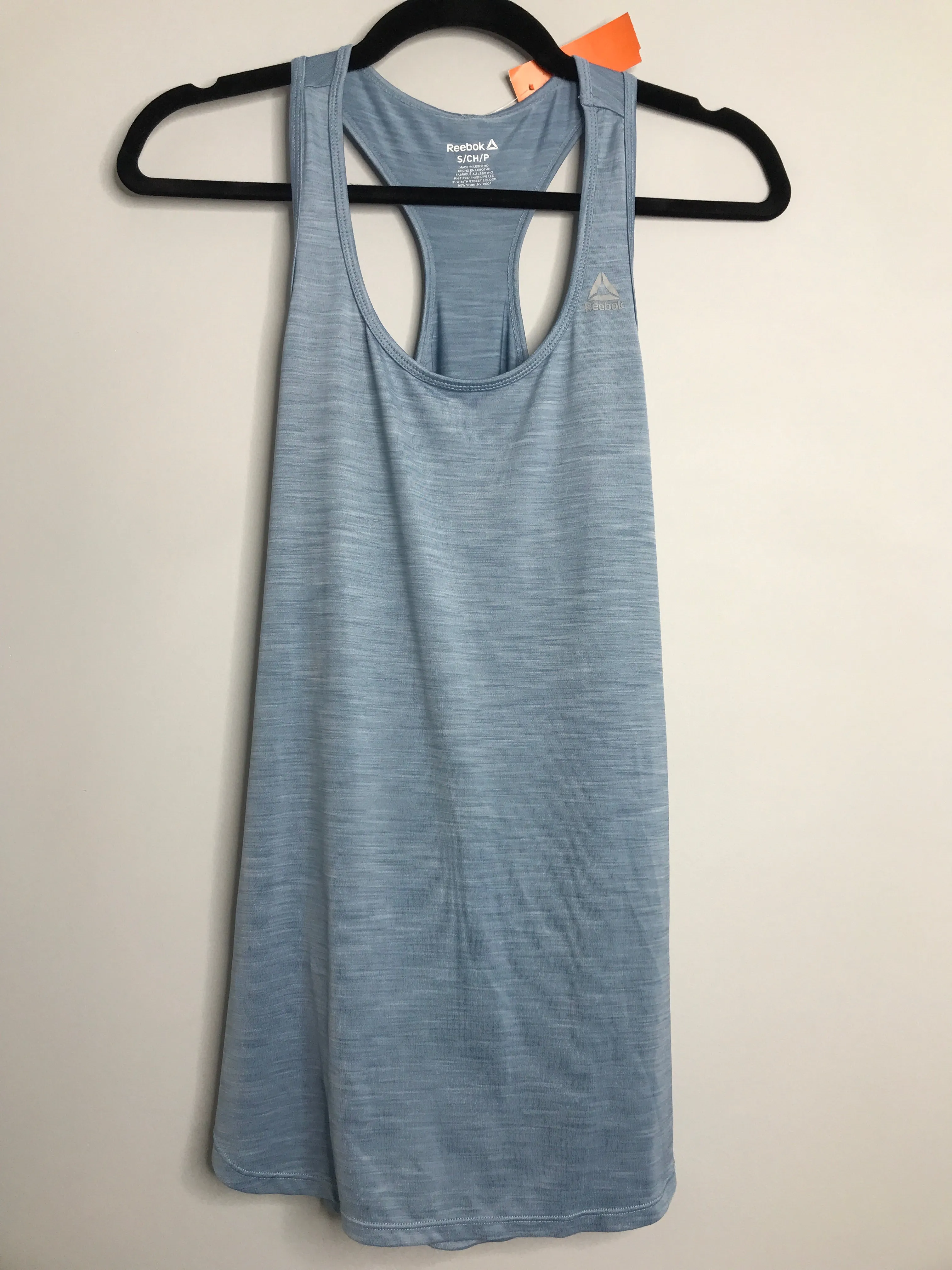 Womens Size Sm Misses Blue Reebok Athletic Top