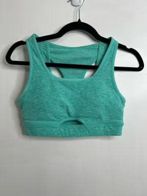 Womens Size Sm Misses Green Peloton Athletic Sports Bra