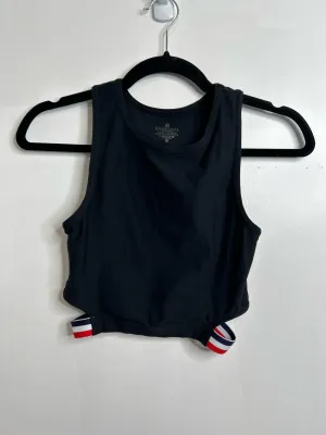 Womens Size XSm Misses Black Honeycut Athletic Top