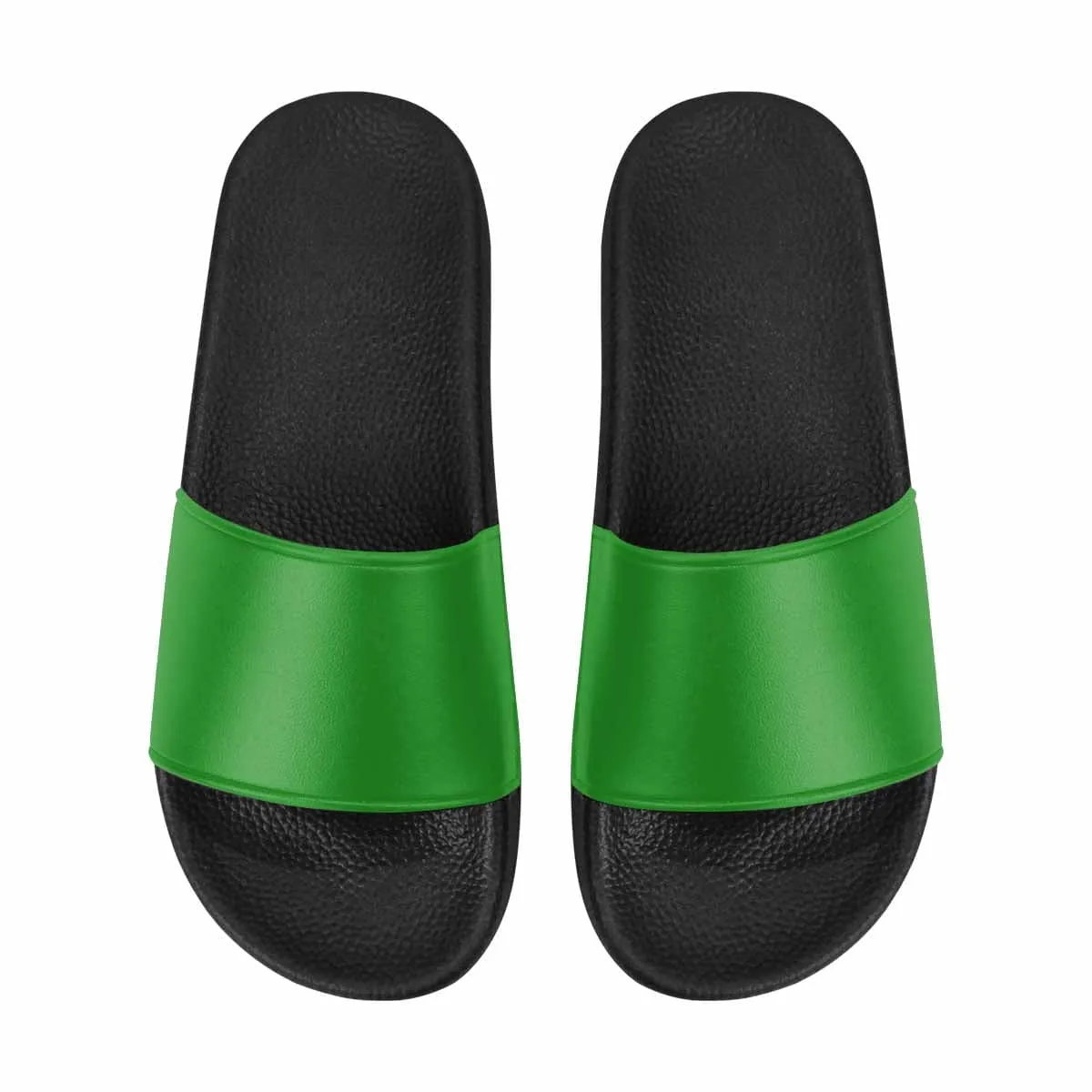 Womens Slide Sandals - Forest Green