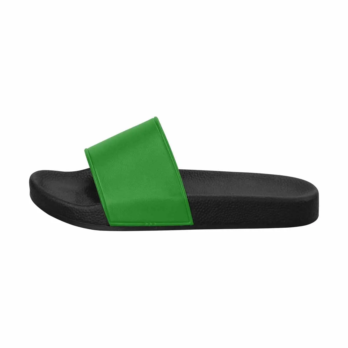 Womens Slide Sandals - Forest Green