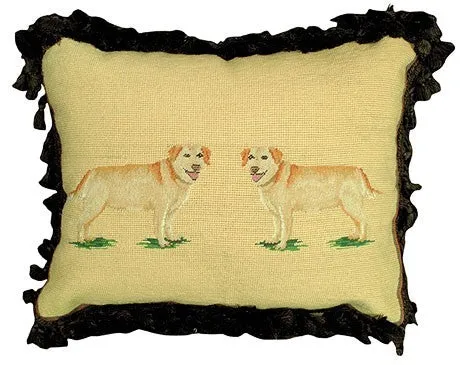 Yellow Lab Decorative Pillow