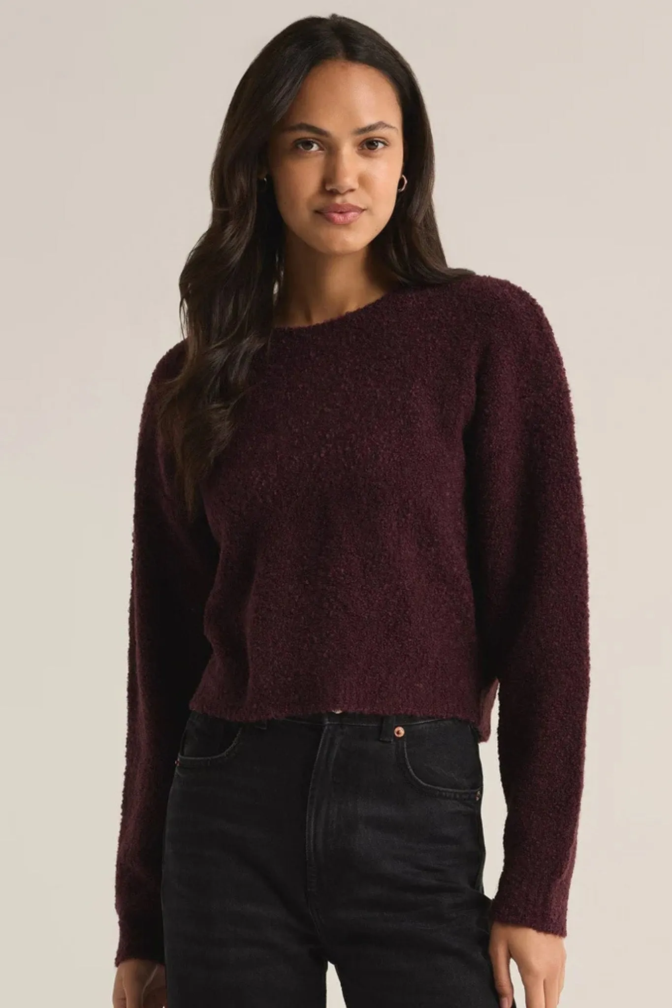 Z Supply: Destiny Sweater in Berry Wine